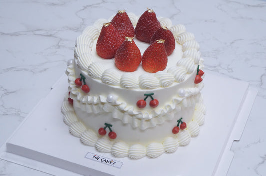 Strawberry with cherry