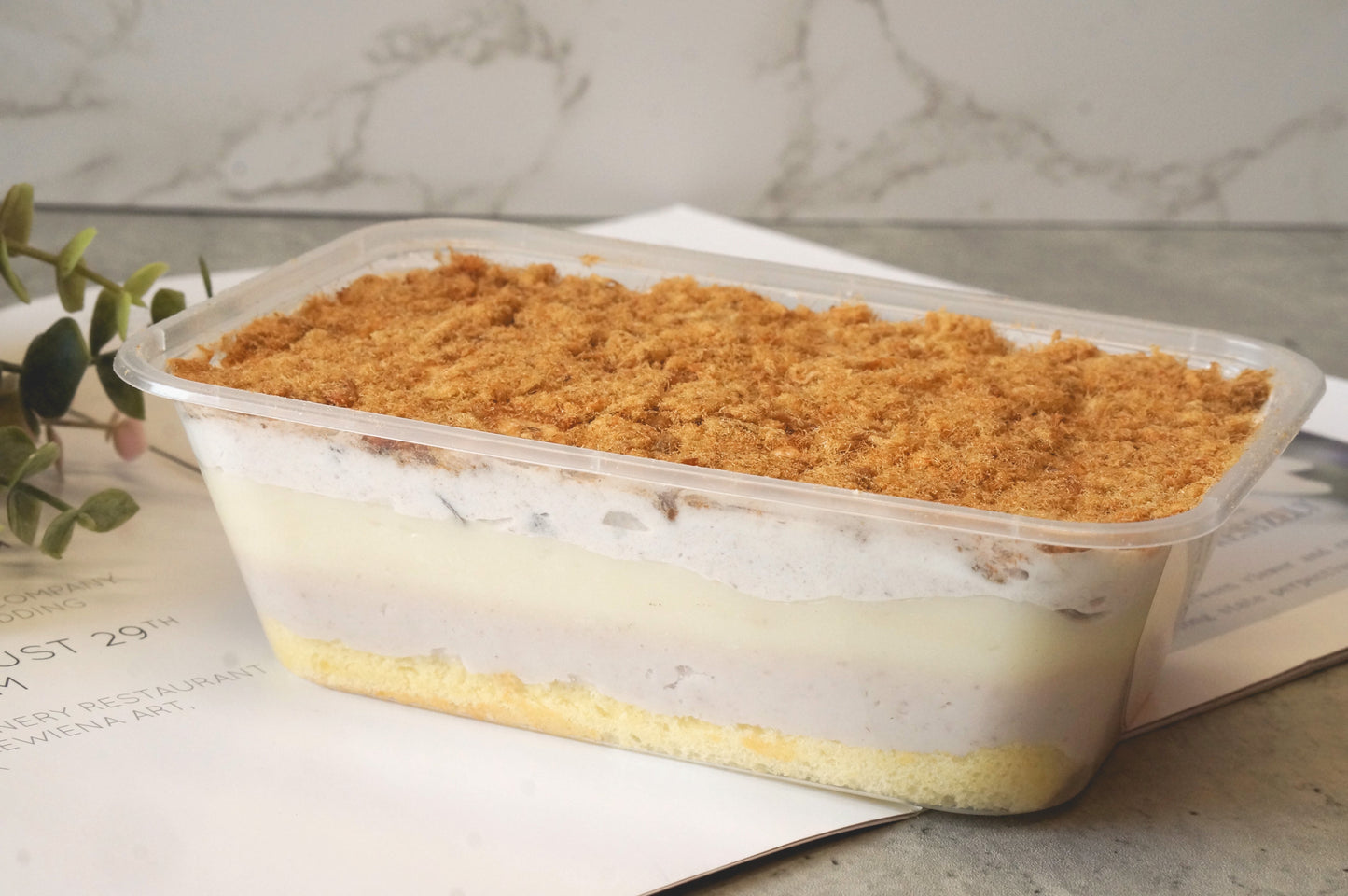 Mochi Taro with Pork Floss