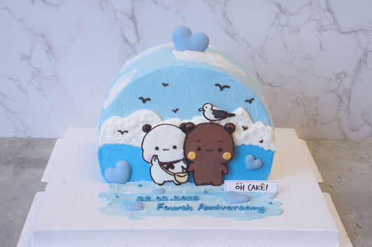 Walking around the beach