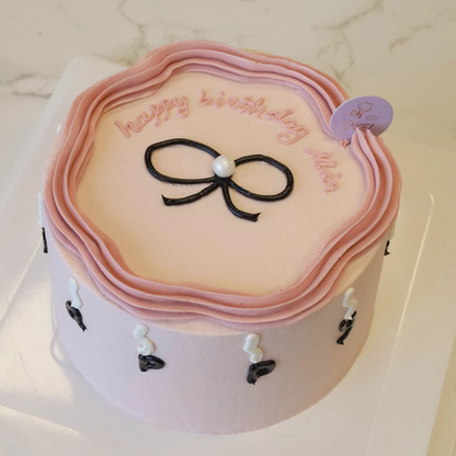 Pinky Ribbon Bow