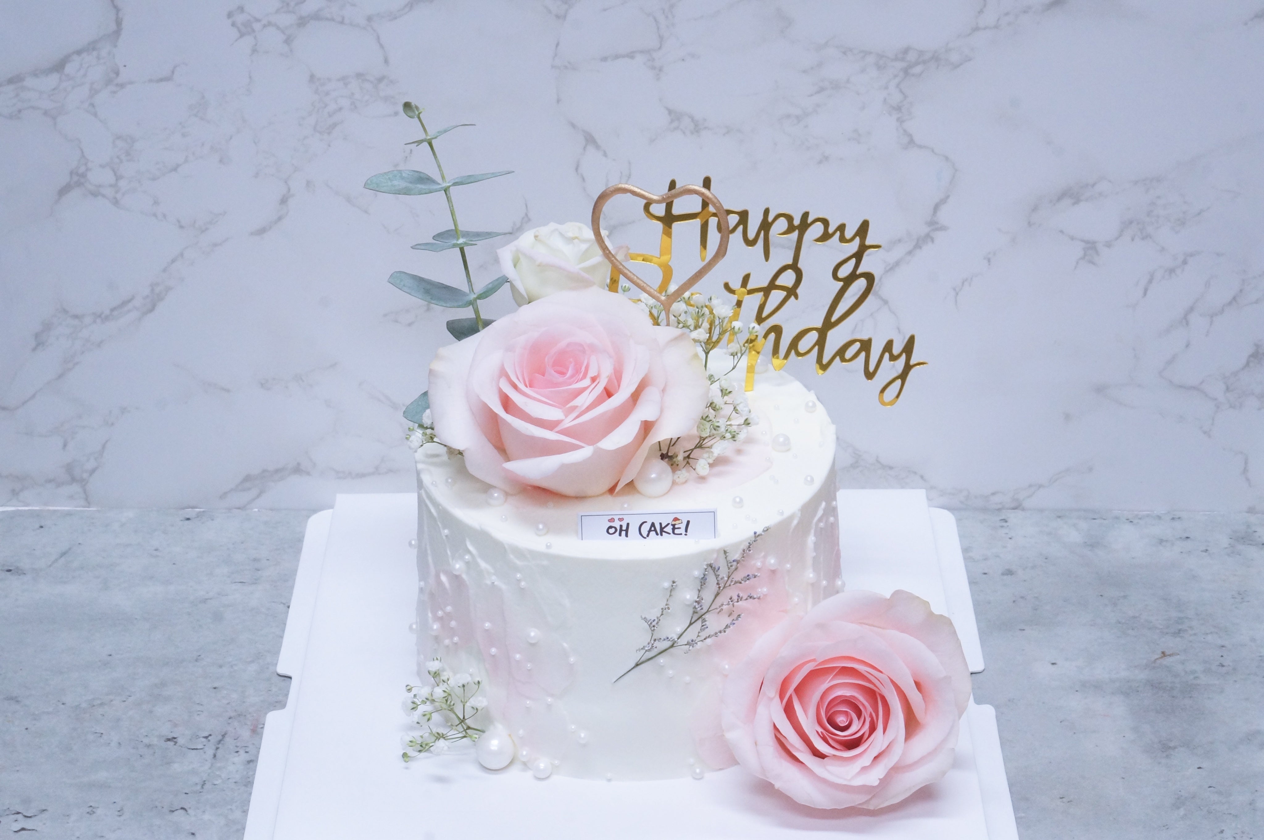 Lovely rose cake